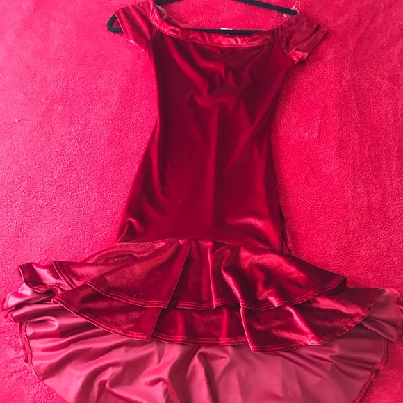 Velvet mini dress - Picture 2 of 4
